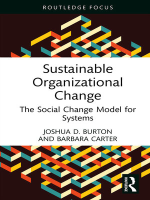 cover image of Sustainable Organizational Change